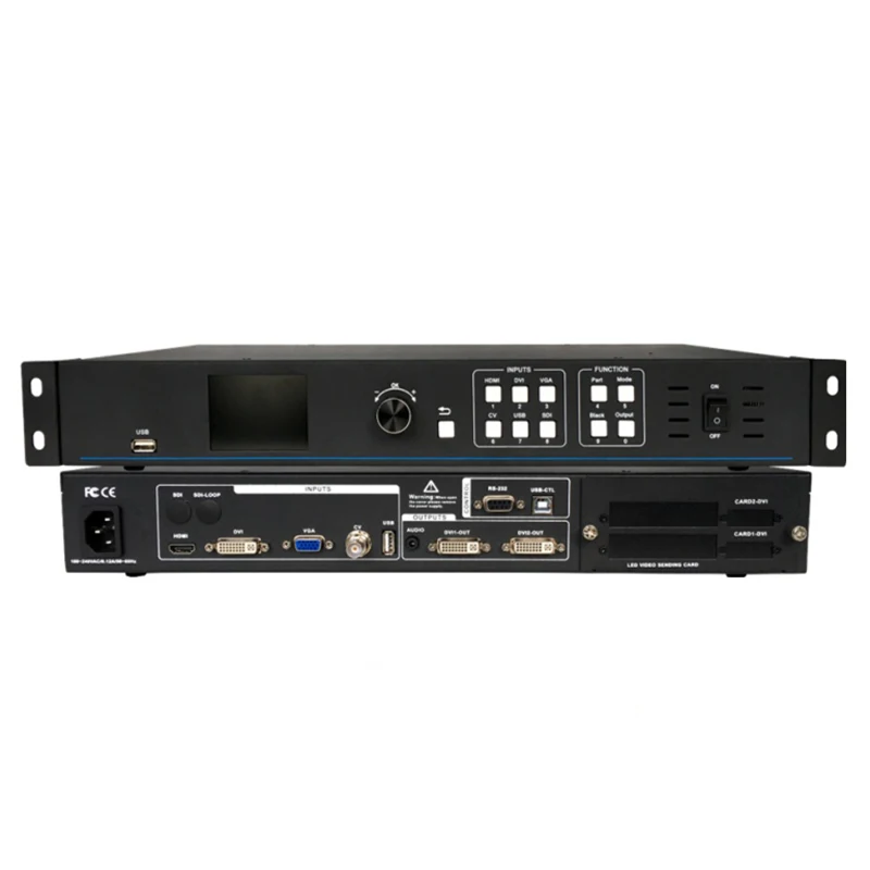HUIDU HDP601 светодиодный экран видео процессор работает с HD A601 A602 A603 A3 A4 A5 A6Player Box T901