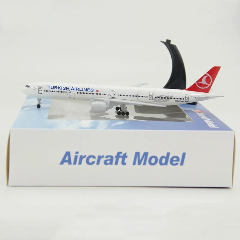 19 см 777 B777 Турция авиакомпаний модель аэроплана самолет авиации литья под