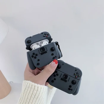 

3D Silicone Switch Gamepad Earphone Protective Bag Cover With Charging Case Headset Accessories For Airpods 1 2 3