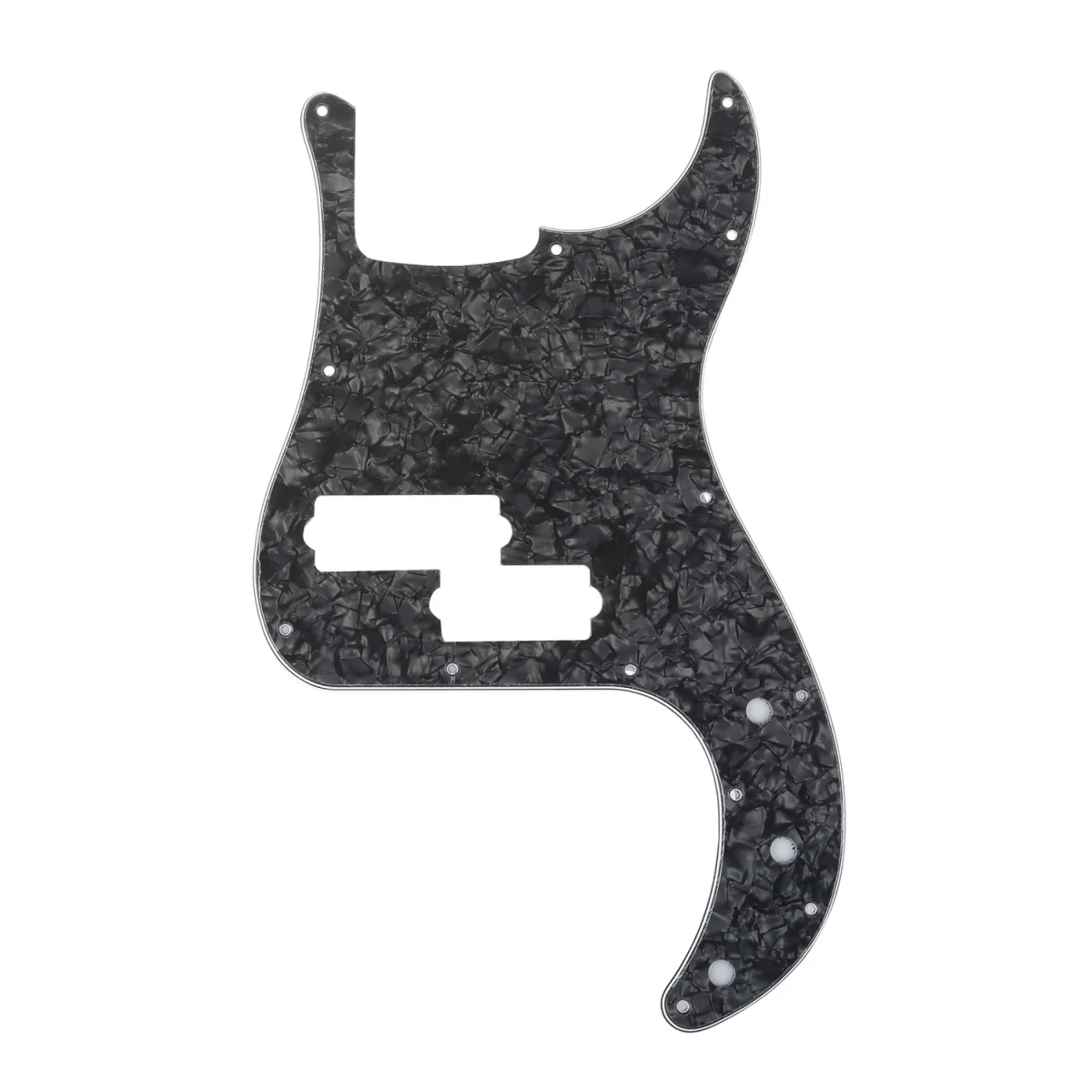 Musiclily Pro 5-String 13-Hole Contemporary P Bass Pickguard для крыла мексиканской точности бас 4-слойный