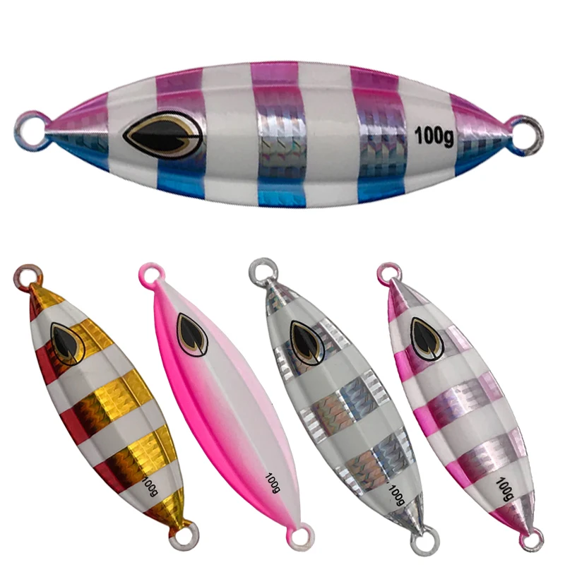 OBSESSION jigging lure glow bait boat fishing 40g 60g 80g Slow fall Jig lures Metal Fishing bait Casting Jig Lead Fishing Tackle