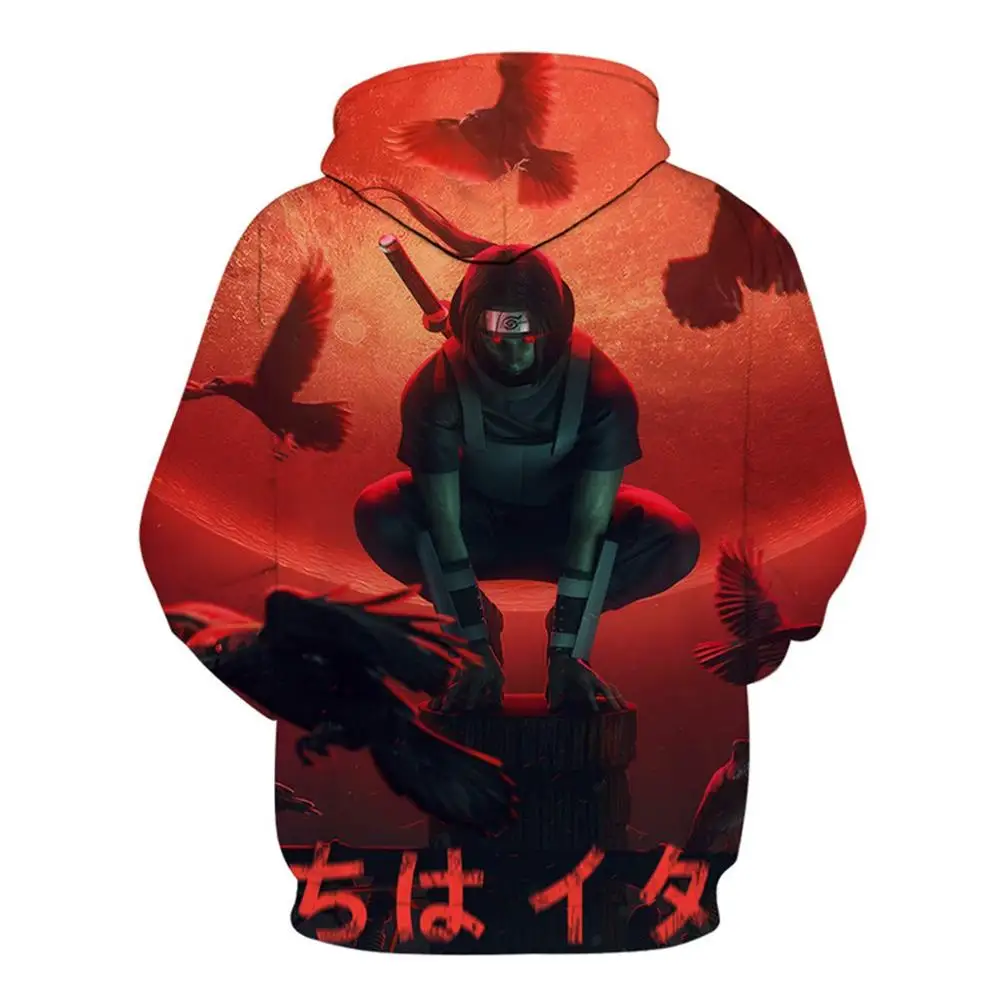 Одежда для косплея Sasuke Naruto толстовка с капюшоном Акацуки Учиха Итачи Аниме
