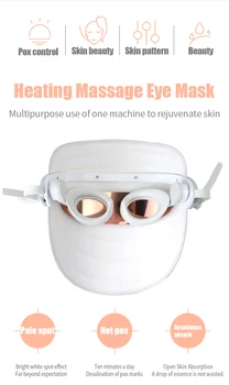 

YOUKE White USB Charging Medical Beauty Tri-Color Light Principle Whitening Mask Improves skin tone and skin problems