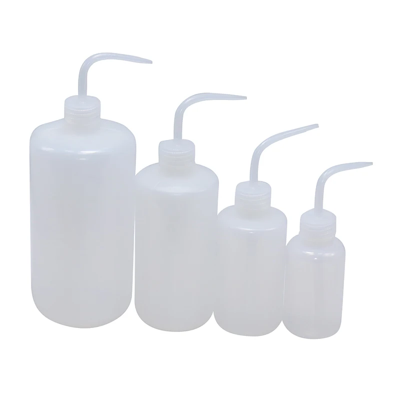 1 Pcs150/250/500/1000ml Long Curved Meat Transparent Water Bottle Liquid Container Spray Bottle Kettle Watering Laboratory Tools
