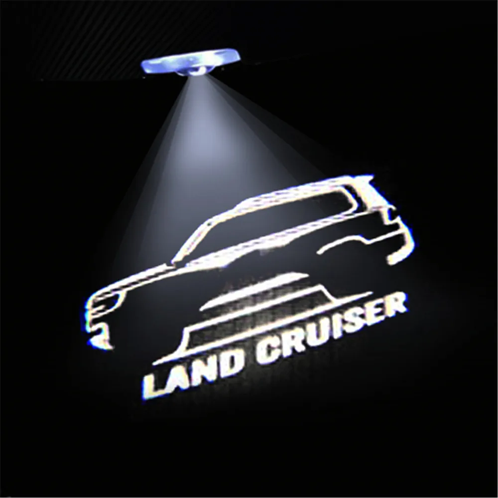 

2PCS LED Welcome Light For Avalon 2019+ Land Cruiser 2010-2018 Car Door Logo Projector 6000K Ghost Shadow Lamps