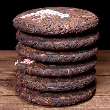 

The Oldest Pu'er Tea Chinese Yunnan Old Ripe Pu'er 200g China Tea Health Care Pu'er Tea Cake For Weight Lose Tea