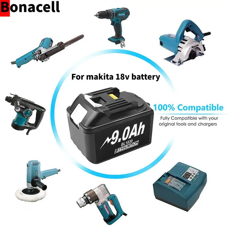 Bonacell BL1850 for makita 18v battery Replacement for Makita