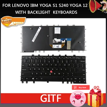 

NEW Notebook keyboard For Lenovo IBM YOGA S1 S240 YOGA 12 with backlight keyboards