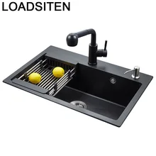 Para Black Torneira Gourmet Evier Keuken Gootsteen портативный кухонный Lavabo Cuba Pia Cozinha Fregadero De Cocina раковина для мытья посуды