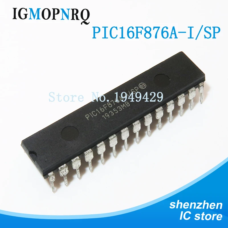1 шт. Φ/SP DIP28 PIC16F876A 16F876A 8 bit microcontroller -MCU 14KB 368 RAM 22 I/O New | Электронные компоненты и