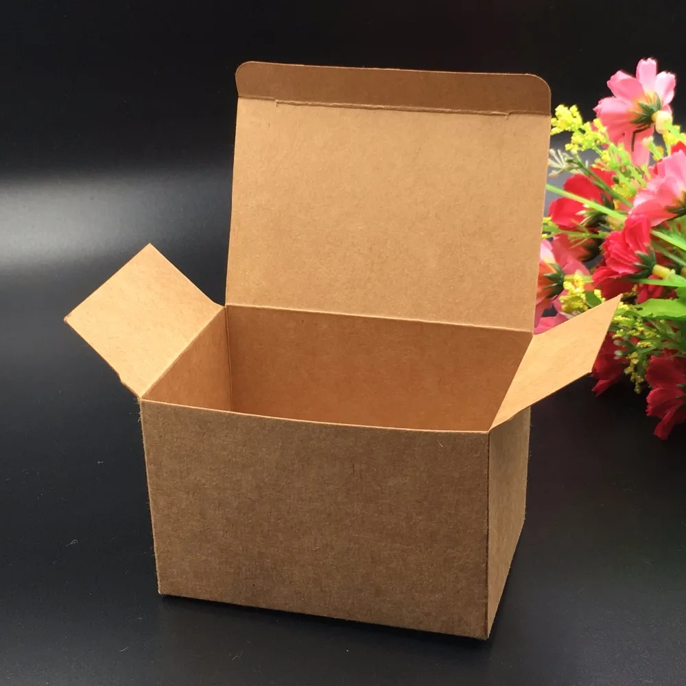 

30pcs 9*6*6cm Kraft Gift boxes Paper Packing Box Wedding Party Favor storage boxes For Candy\Cake\Jewelry\Gift\chocolate\Party