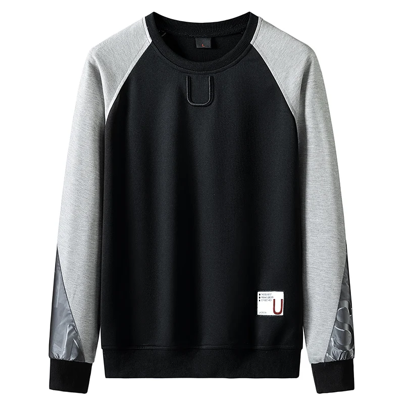 

Spring Autumn Sweatshrt Men Tracksuit Men Solid Hoodies Casual Warm Sweatshirts New Brand Outwears Fashion Sweater Plus sizeC417