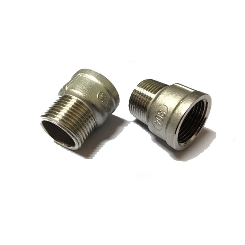 

1/2" 3/4" 1" BSPT Female To Male Bushing 304 Stainless Plumbing Pipe Fitting Water Gas Oil