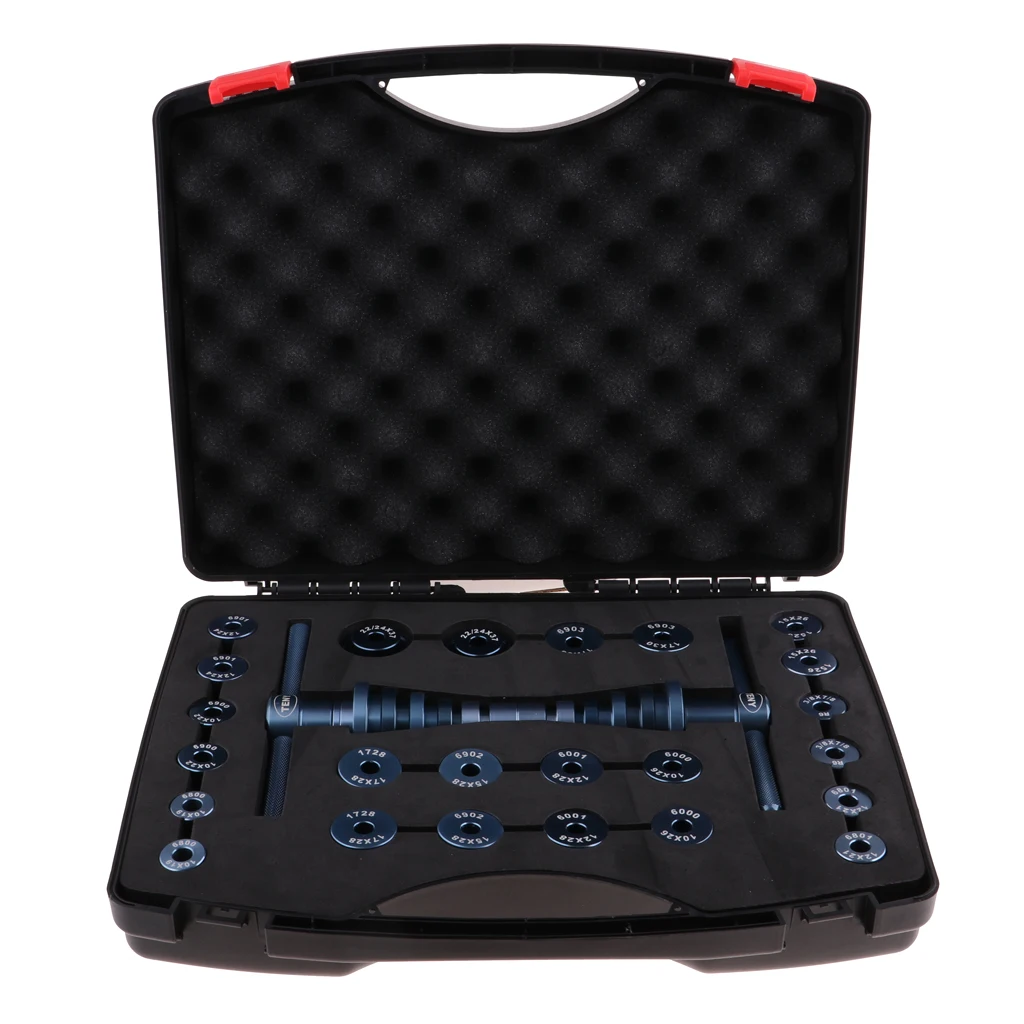 Perfeclan Bike Bearing Installer Bicycle Bearing Press Kit Tool with Case