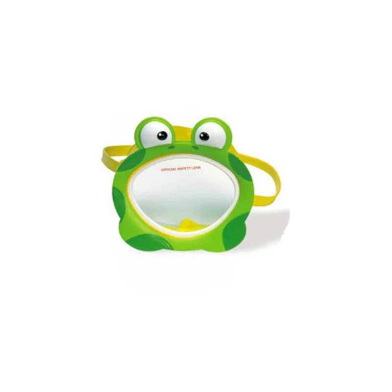 DMAR лягушка отдельный Дайвинг Анти-туман складной плавательный детский Сноркелинг маска подводное плавание очки аппарат обучение - Color: Army green