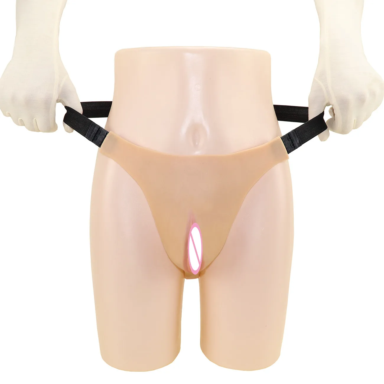 Eyelike pudendal Silicone vagina T-back Vagina Panty For Crossdresser Can Pee Artificial Sex Fake Boxer Underwear Transgender