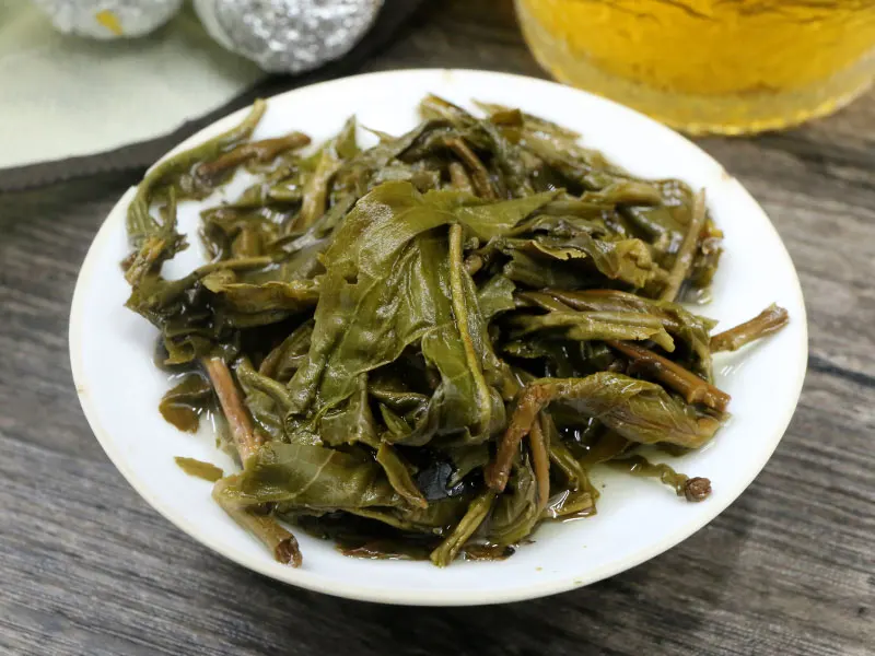 КИТАЙСКИЙ сырой пуэр чай Yi Wu Da Shu "Dragon Ball" Мини Sheng Pu'er Tuocha 50 г