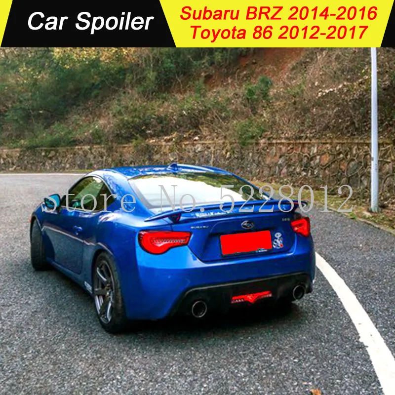 Для Subaru BRZ Toyota 86 спойлер высокого качества из полимерного волокна, Автомобильный задний спойлер для Toyota 86 GT86 Subaru BRZ