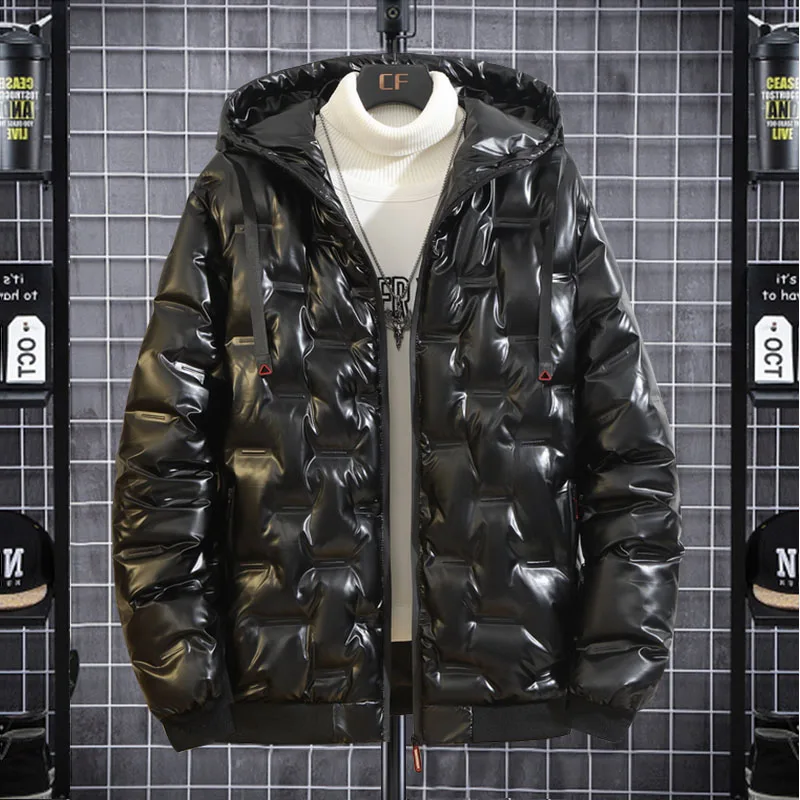 Мужская Утепленная куртка большого размера 4XL-10XL на зиму 2019 повседневная