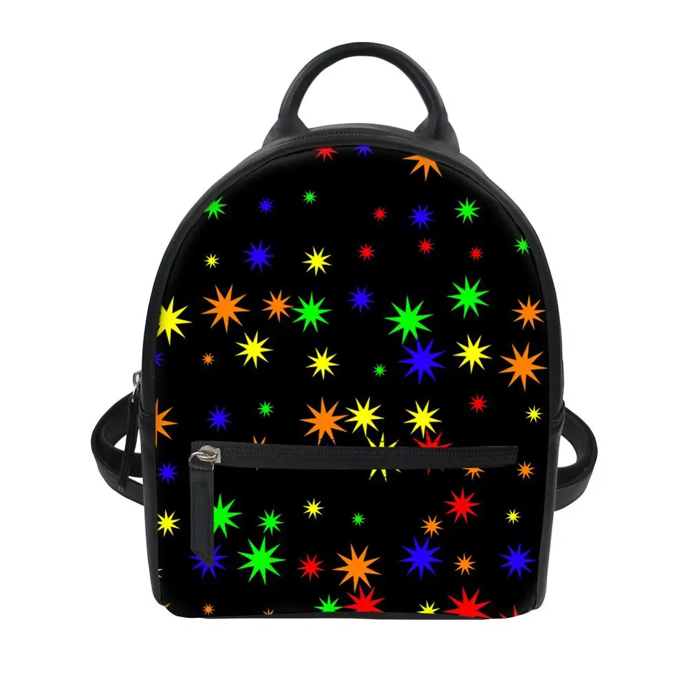 

Custom patterns Women's luxury backpacks Dot pattern Print Bagpack Casual Anti Theft Backpack for ladies travel backpack