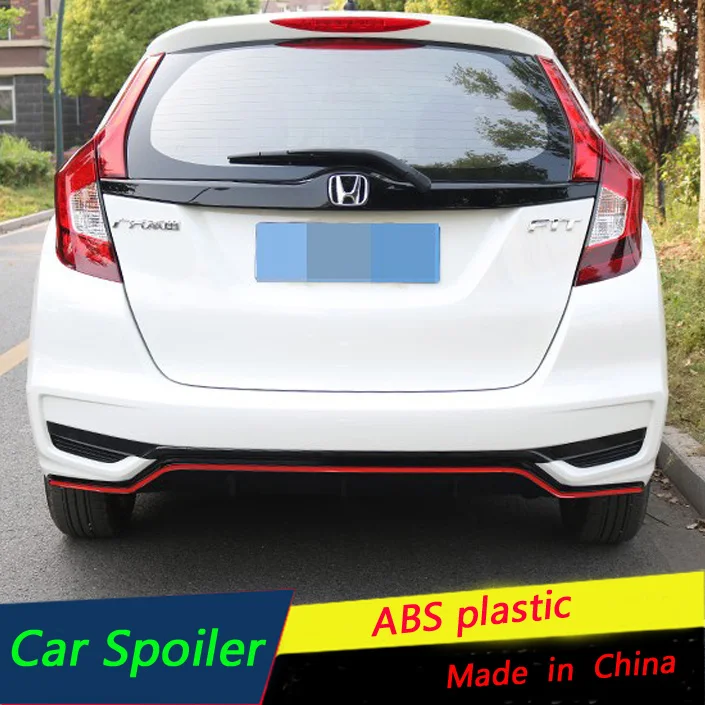 Для Honda Fit JAZZ задний спойлер бампер диффузор защита для 2018-2020 jazz Комплект кузова