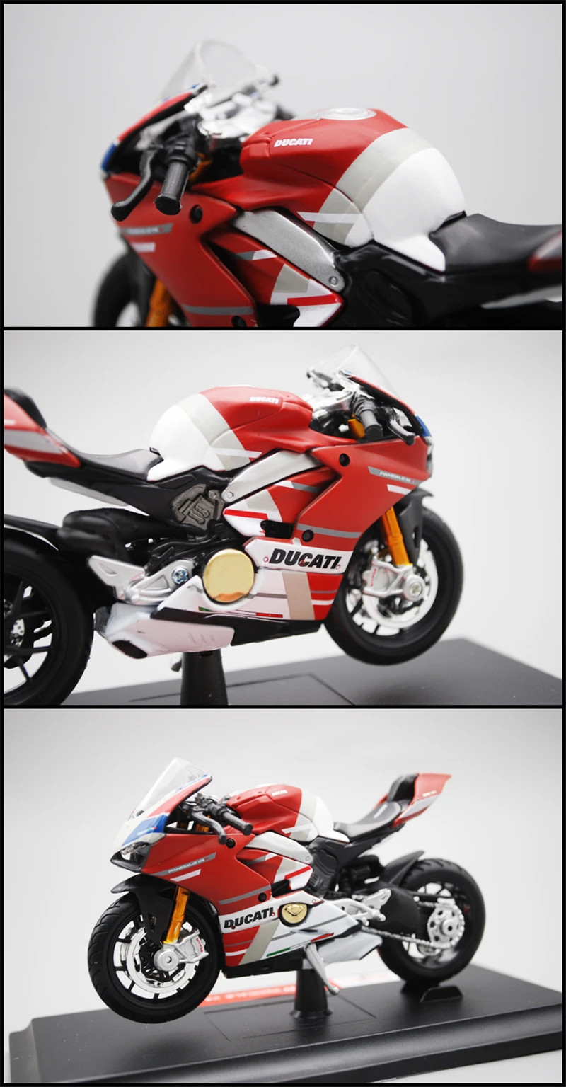 diecast fire truck Maisto 1:18 Ducati Panigale V4 S Corse Kawasaki Moto Car Original Authorized Simulation Alloy Motorcycle Model Toy Car Collectin diecast model cars