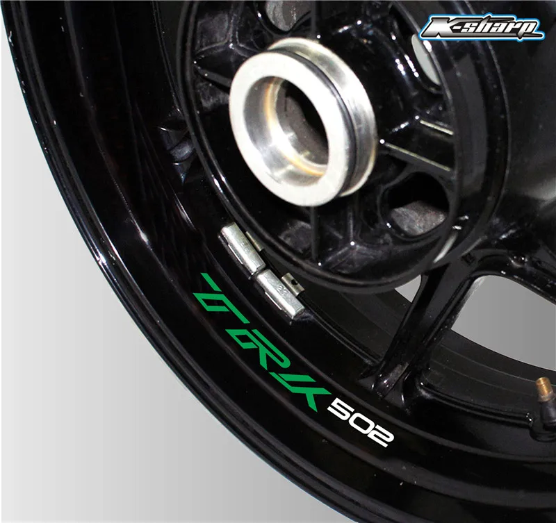 New moto reflective sticker wheel custom decorative sticker for BENELLI TRK502 trk502 sign Decorative stickers - Цвет: K-LQT-TRK502-07