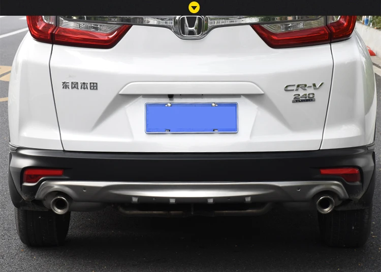 Для Honda CR-V CRV, Защита бампера пластина высокого качества из нержавеющей стали передняя+ задняя авто аксессуары