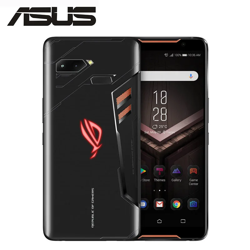 ASUS ROG телефон ZS600KL 4G 8 ГБ ОЗУ 128 Гб ПЗУ Восьмиядерный Snapdragon 845 4K UHD 6 0 &quot1080x2160 4000 мАч NFC