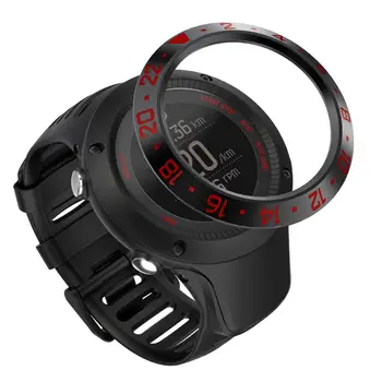 

Dial Scale Speed Case Metal Bezel Ring Adhesive Cover for SUUN-TO AMBIT3 Watch 634A