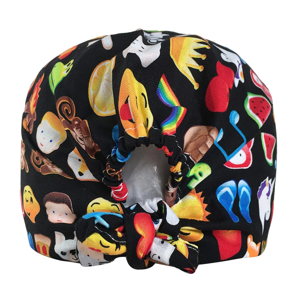 Pet Veterinary Surgical Cap Medical Work Caps nurse Hats pharmacy Adjustable Sweatband Oral cavity Dental Clinic Hats doctor hat