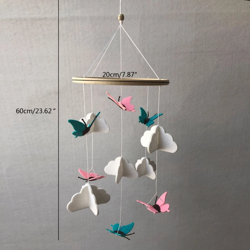 

Baby Rattle Mobile Crib Toy Bed Hanging Newborn Wind Bell Kids Room Decoration