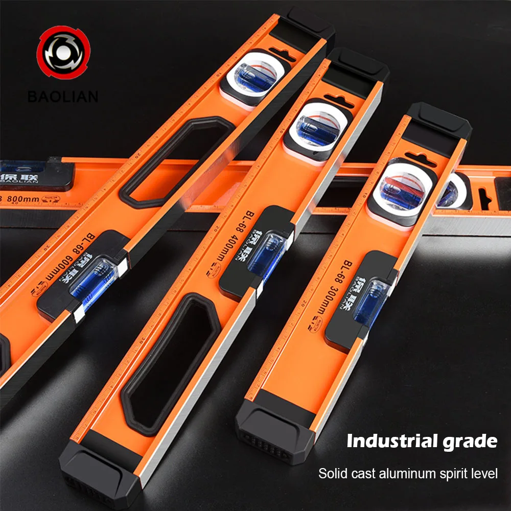 BAOLIAN Spirit level high-precision water balance solid anti-falling German aluminum alloy multi-function small blister | Инструменты