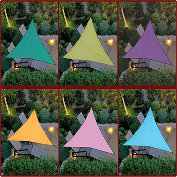 

Awning Sail Waterproof Triangle Sun Shade Canopy Outdoor Garden Patio Pool Cloth Shade Sail Shade Tent Camping Tent