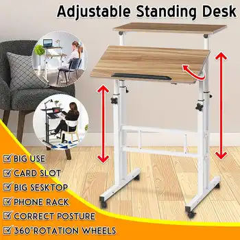 

Portable Adjustable Computer Desktop Table Lifting Movable Home Bedside Table Simple Student Bed Small Bedroom Small Table