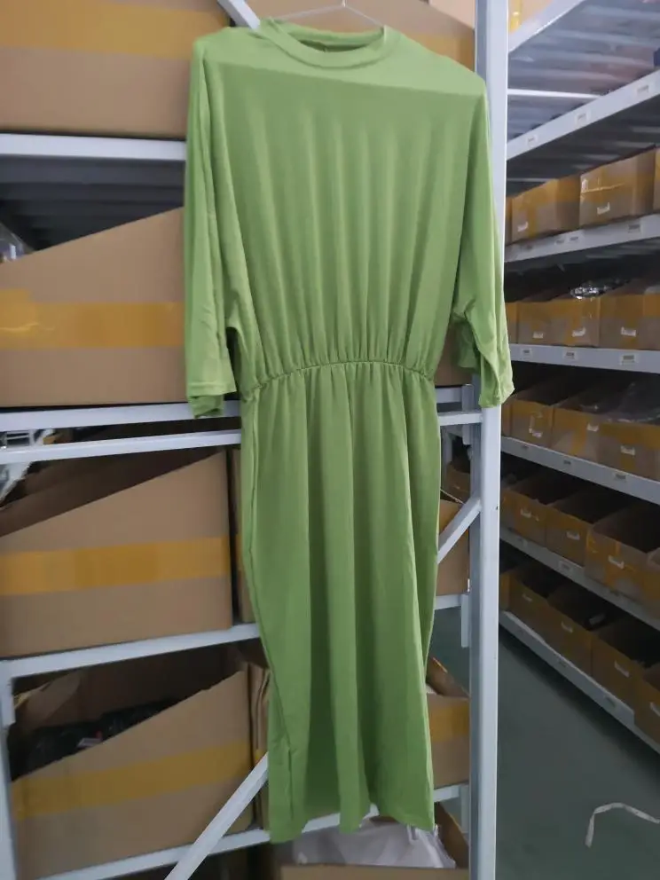 Женские платья Vestido летнее однотонное платье карандаш с вырезом лодочкой и