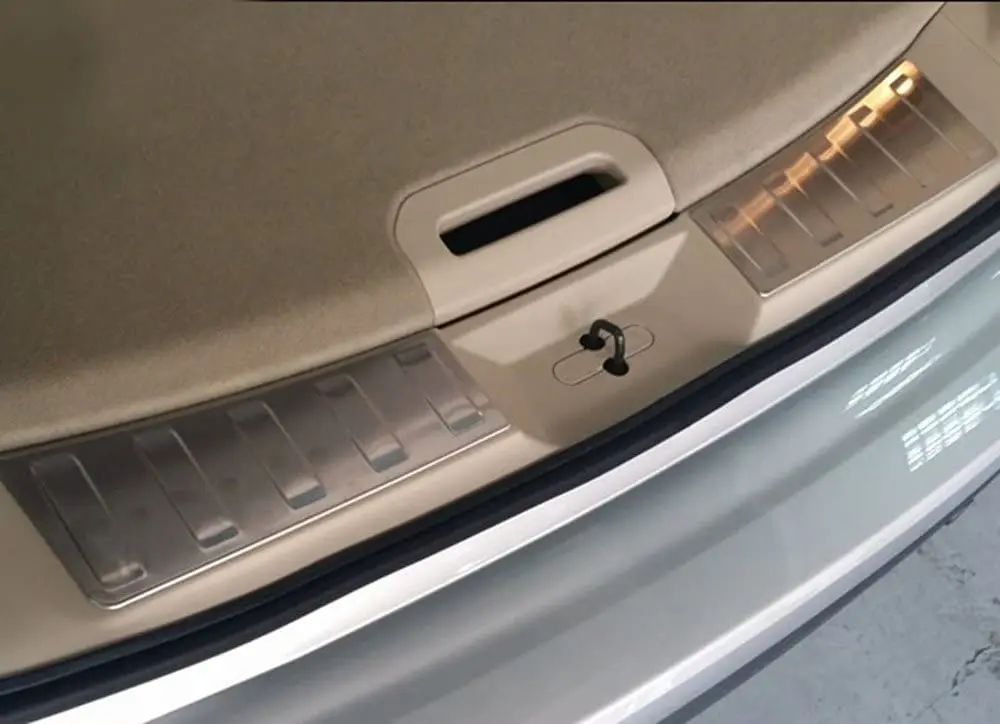 

Car Weigesi for Nissan Rogue 2014-2020 Accessories Interior Rear Bumper Sill Guard Plate Bumper Protector Guard Cover Trim 1PCS
