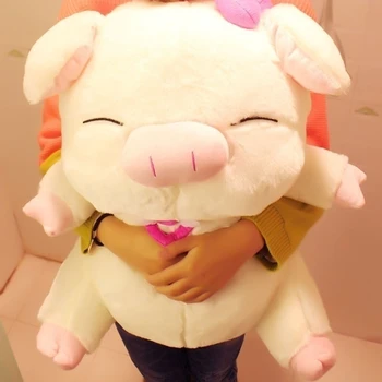 

Lovely Angel Pig Doll Plush Toy 40 Cm Cloth Doll Pig Pillow Dolls Lovers Christmas Gift