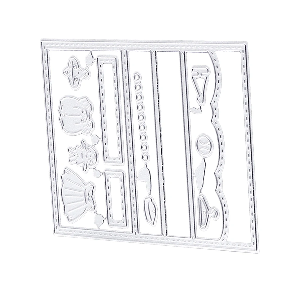 DIY Wardrobe Metal Cutting Dies Stencils Template Mould for DIY Scrapbook Phto Album Paper Christmas Craft Card Making