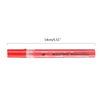 

4/8/12/15/24/36 Colors Acrylic Paint Marker Pen Detailed Marking for DIY Album H55F