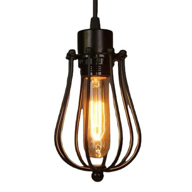 

American Retro E27 LED chandelier personality Creativity Industrial style hanging light indoor Coffee shop bedroom living room