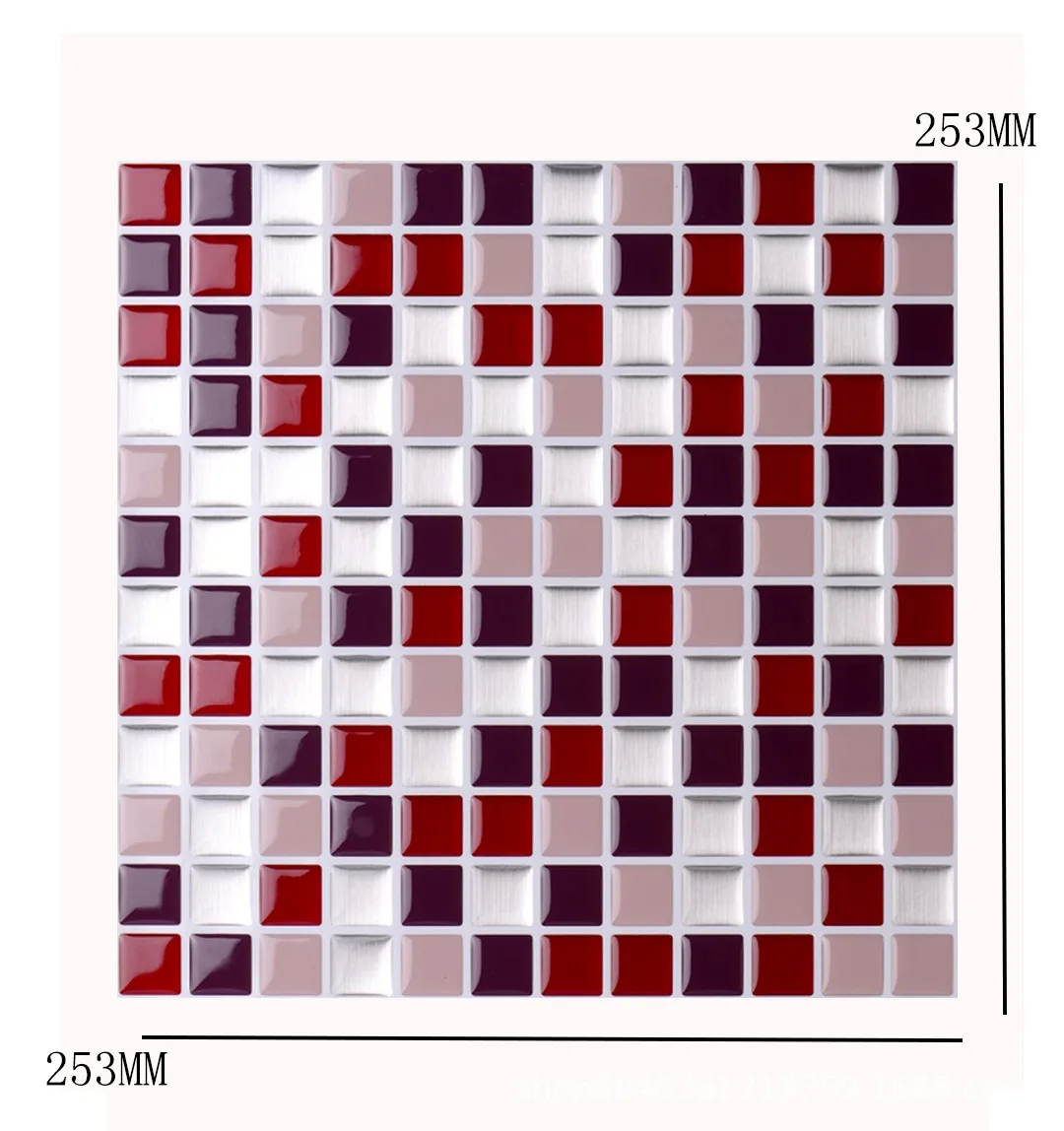 Самоклеящаяся мозаичная плитка наклейка на стену DIY Кухня Ванная комната