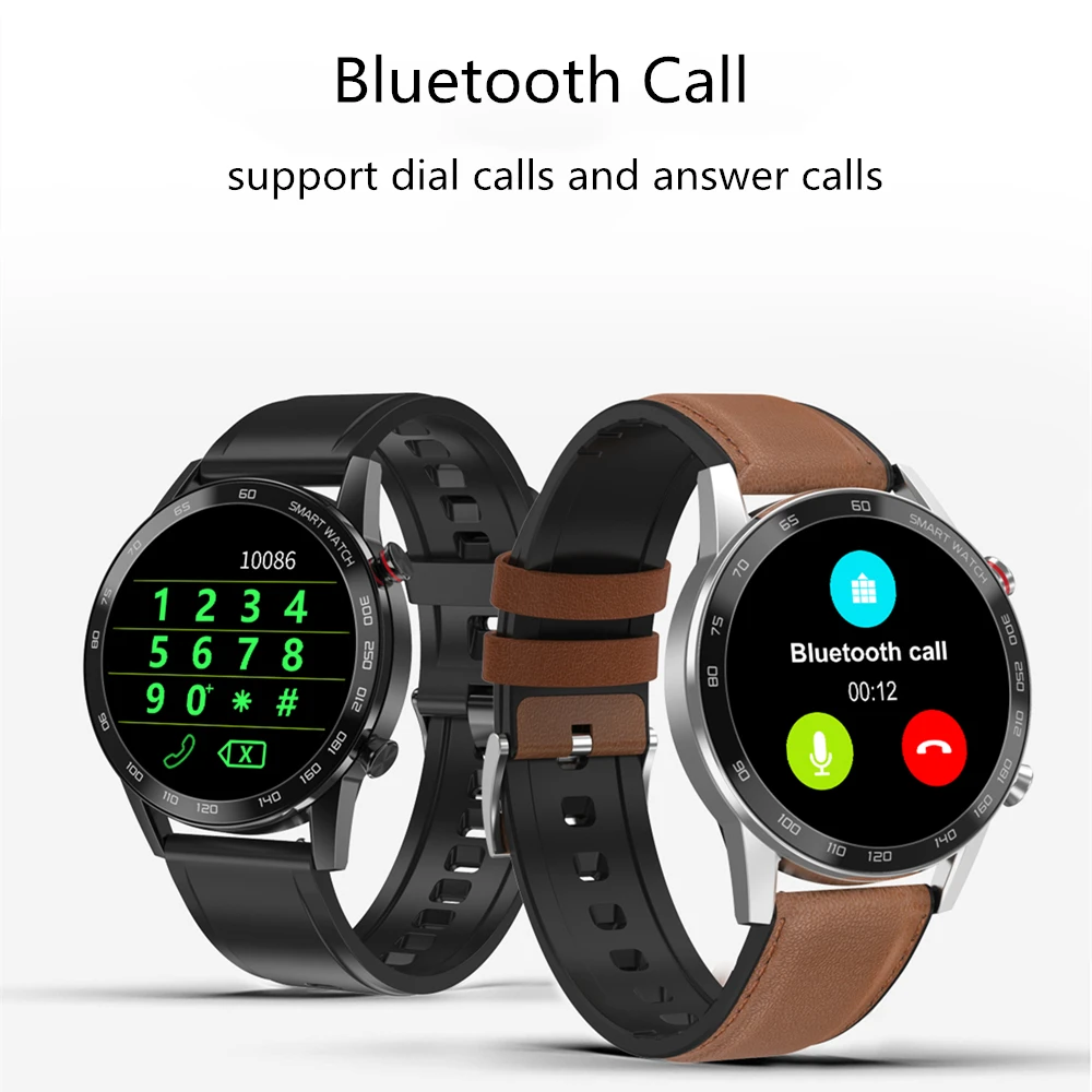Бизнес Мужские Смарт часы DT95 1 3 &quot360*360 дисплей Bluetooth Вызов ЭКГ сердечного ритма IP68