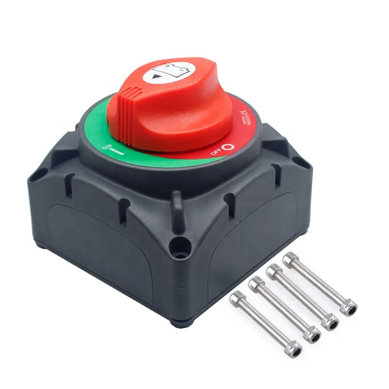 

Bep Marine 600A Heavy-duty battery switch Truck/yacht 1-2-both-off 4 Position Automotive Cut off Disconnect Isolator Switch