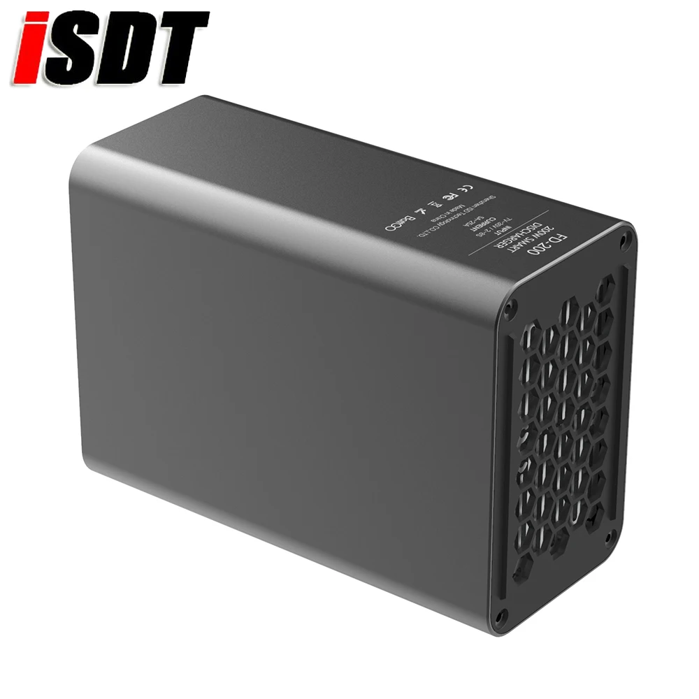 

ISDT FD-200 200W 25A Support 2-8S Lipo Battery Wireless APP Control Discharger for RC Drone Spare Parts