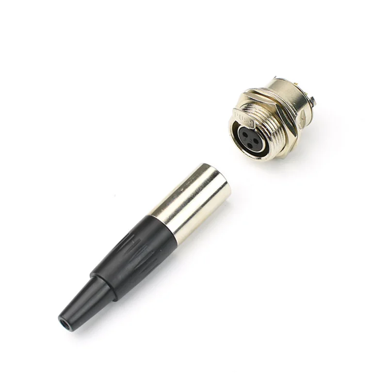 Высокое качество 25 шт./лот мини XLR Шасси Панель Крепление XLR Женский 3PIN/4PIN/5PIN/6PIN разъем