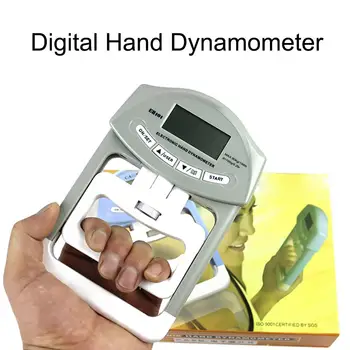 

200 Lbs / 90 Kgs Digital Hand Dynamometer Grip Strength Measurement Meter Auto Capturing Hand Grip Power Rally Meter Grip Meter