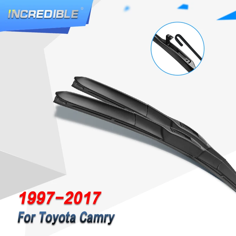 Невероятные гибридные щетки стеклоочистителя для Toyota Camry Fit Hook Arms модельный год от 1997 до