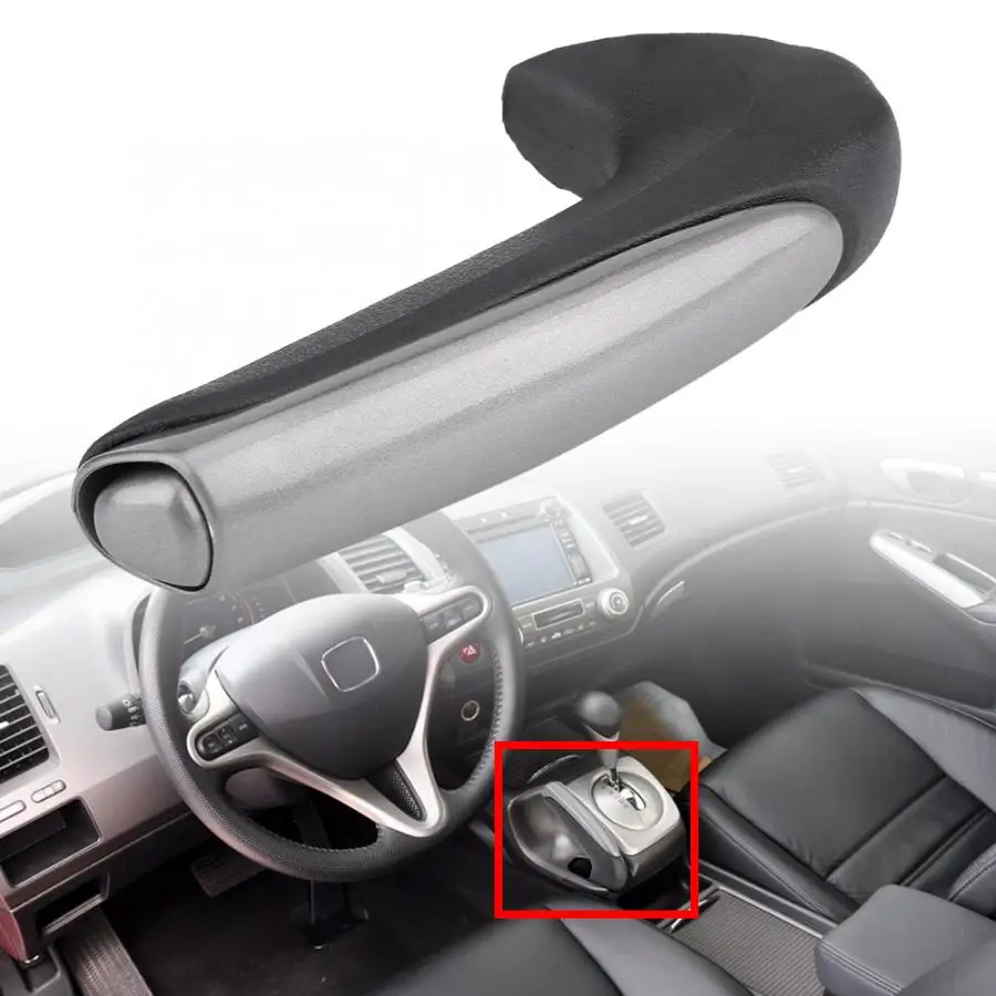 Car Handle Grip Cover Handbrake Protector Cover for Sedan 2006 2007 2008 2009 2010 2011 Interior Trim Black