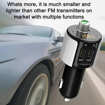 

2020 new Wireless MP3 Player Bluetooth Car Transmitter Fast Car USB Charger